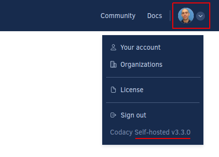 Obtaining the Codacy Self-hosted version